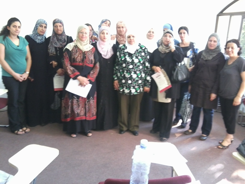 اختتام دورة للتربية الجنسية لمجموعة حاضنات ومعلمات روضات في القدس